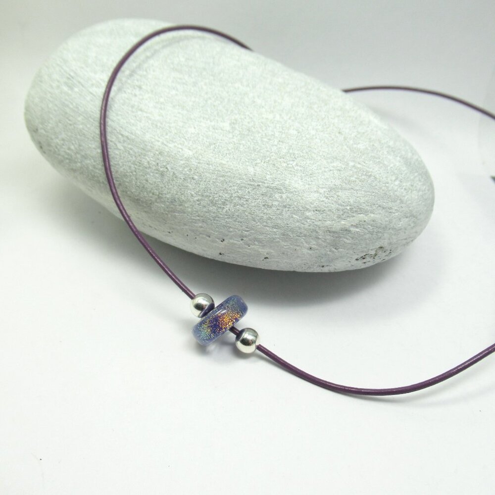 Dichroic Bead necklace
